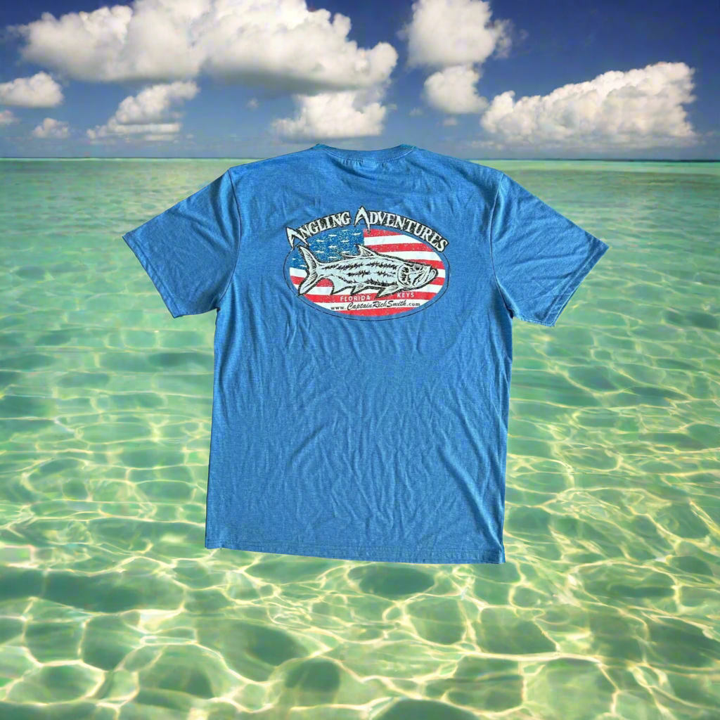 Men's Lightweight Short Sleeve T Shirt - Blue